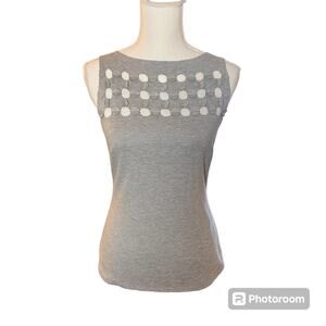 NWOT Women's Sleeveless Gray Top Size XS
